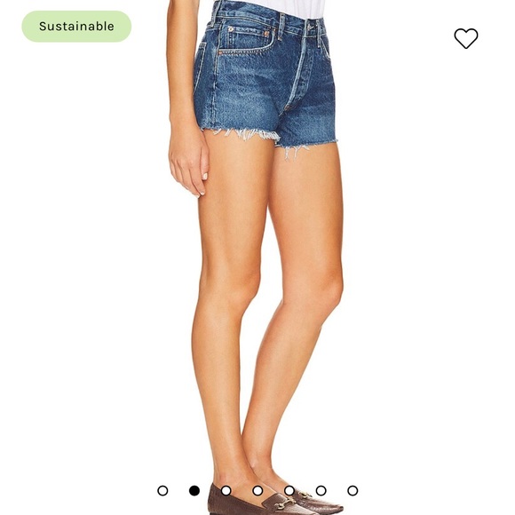 NWOT AGOLDE Parker Short in Caution Size 29 - Picture 2 of 10